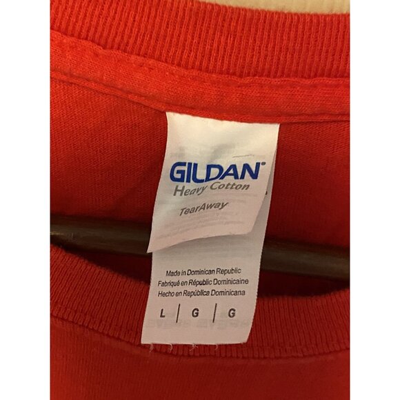 Liberty Flames Red S/S T-Shirt Men's Size L NCAA Give Me Liberty LU University - Picture 9 of 9